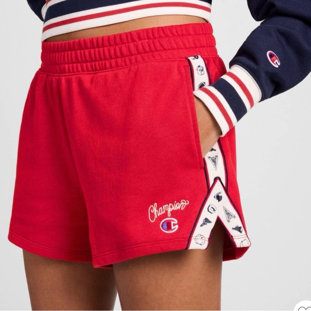 Women’s Champion Shorts Mid‎ Rise Terry Cloth Terry Pull On 1X MSRP $22 NWT